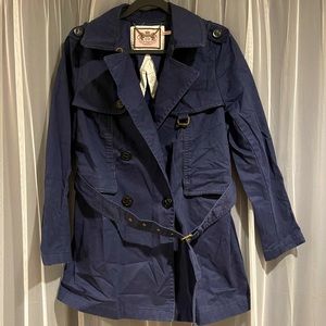 JUICY COUTURE - Short Trench Coat in Navy.